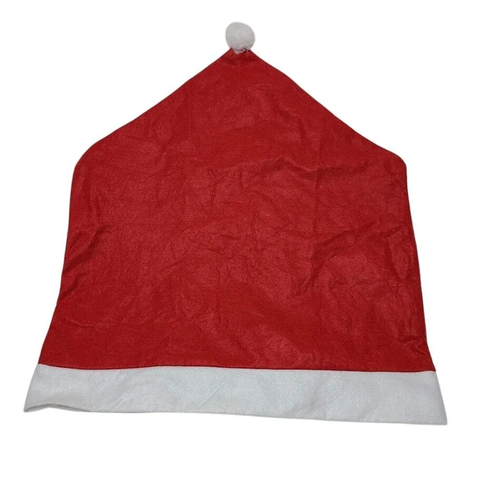 Giant Christmas Red Santa Hat Big Snowman Skeleton Oversize 19" X 23" - Picture 1 of 6